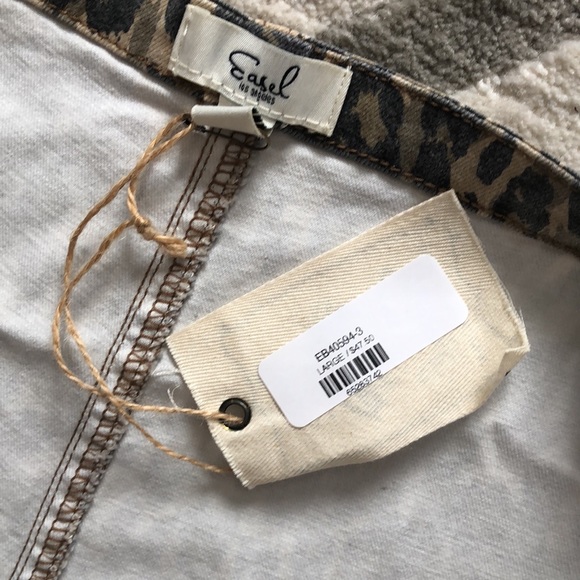 Leopard Jean short overalls - Picture 3 of 3